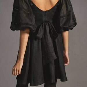 JOSLIN STUDIO Ingrid Off-Shoulder Linen Dress